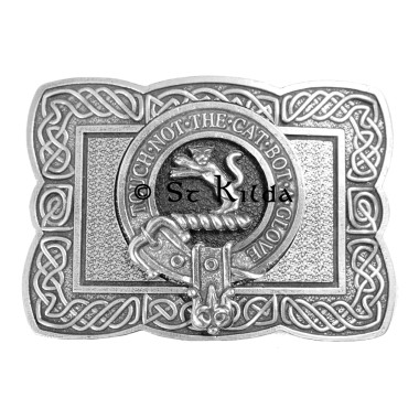 <br>Clan Mackintosh Crest Celtic Knot Belt Buckle 