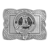<br>Clan Maclean Crest Celtic Knot Belt Buckle 
