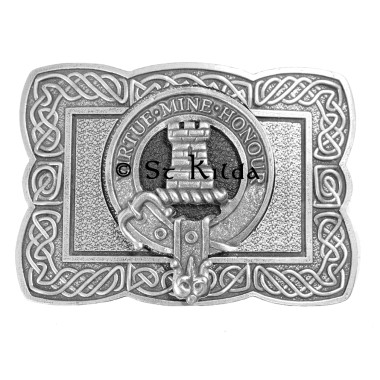 <br>Clan Maclean Crest Celtic Knot Belt Buckle 