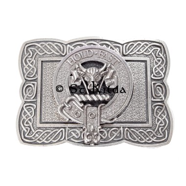 <br>Clan Macleod Crest Celtic Knot Belt Buckle 