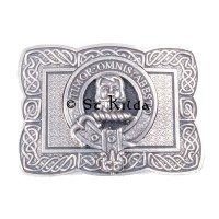 <br>Clan Macnab Crest Celtic Knot Belt Buckle 