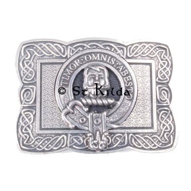 <br>Clan Macnab Crest Celtic Knot Belt Buckle 