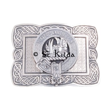 <br>Clan Mactavish Crest Celtic Knot Belt Buckle 