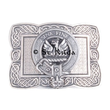 <br>Clan Makgill Crest Celtic Knot Belt Buckle 