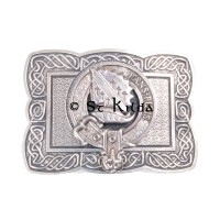 <br>Clan Mar Crest Celtic Knot Belt Buckle 
