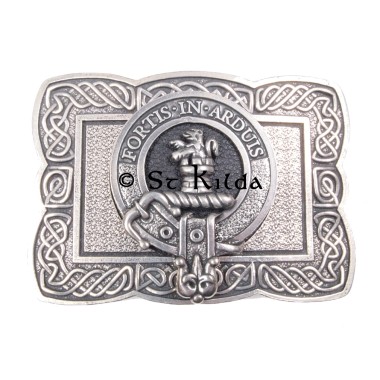<br>Clan Middleton Crest Celtic Knot Belt Buckle 