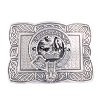 <br>Clan Moncreiffe Crest Celtic Knot Belt Buckle 