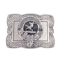<br>Clan Strachan Crest Celtic Knot Belt Buckle 
