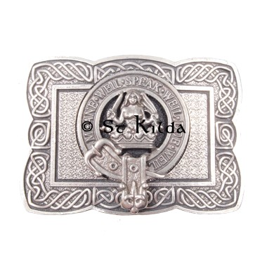 <br>Clan Urquhart Crest Celtic Knot Belt Buckle 