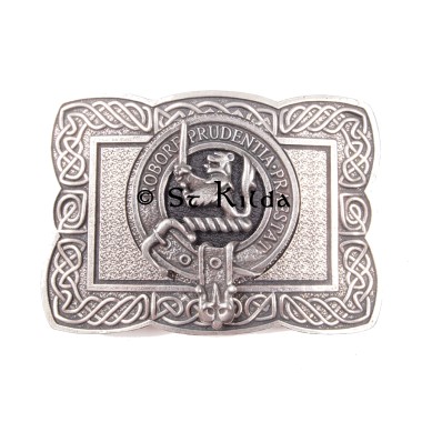 <br>Clan Young Crest Celtic Knot Belt Buckle 