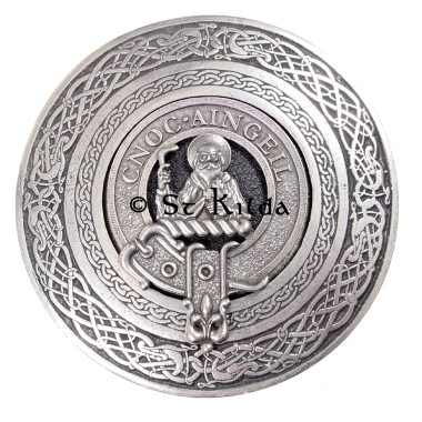 <br>Clan Maclea Crest Circular Belt Buckle 