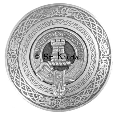 <br>Clan Maclean Crest Circular Belt Buckle 