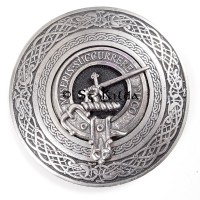 <br>Clan Macmillan Crest Circular Belt Buckle 