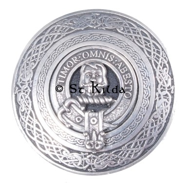 <br>Clan Macnab Crest Circular Belt Buckle 