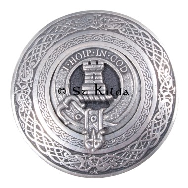 <br>Clan Macnaghten Crest Circular Belt Buckle 
