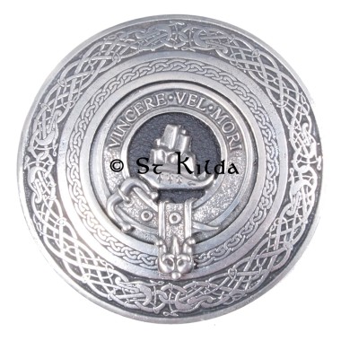 <br>Clan Macneil Crest Circular Belt Buckle 