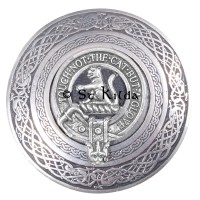 <br>Clan Macpherson Crest Circular Belt Buckle 