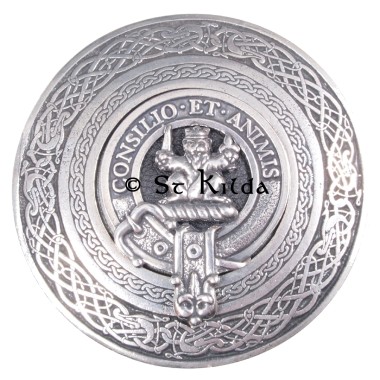 <br>Clan Maitland Crest Circular Belt Buckle 
