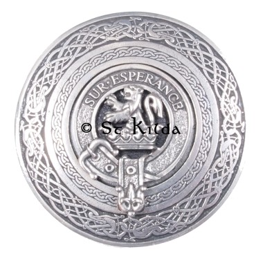 <br>Clan Moncreiffe Crest Circular Belt Buckle 