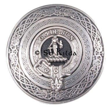 <br>Clan Montgomery Crest Circular Belt Buckle 