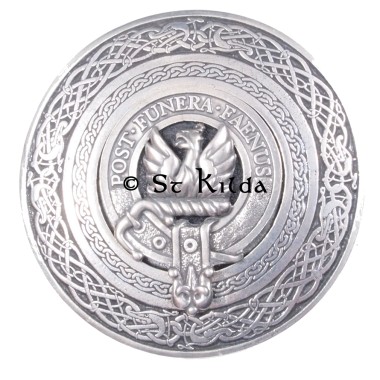 <br>Clan Mow Crest Circular Belt Buckle 