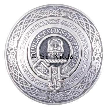 <br>Clan Muir Crest Circular Belt Buckle 