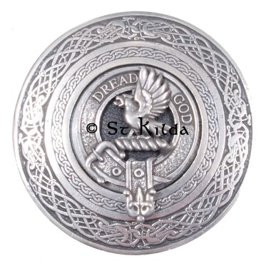 <br>Clan Munro Crest Circular Belt Buckle 