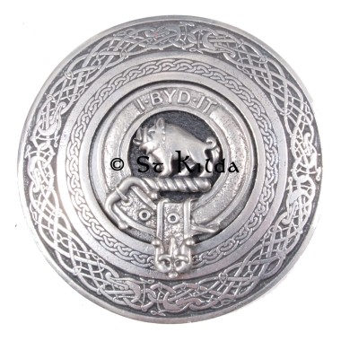 <br>Clan Nesbitt Crest Circular Belt Buckle 