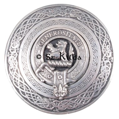 <br>Clan Nicolson Crest Circular Belt Buckle 