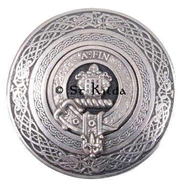 <br>Clan Ogilvy Crest Circular Belt Buckle 