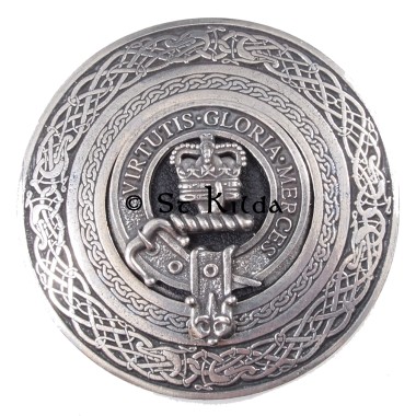 <br>Clan Robertson Crest Circular Belt Buckle 