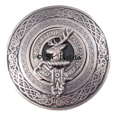 <br>Clan Rollo Crest Circular Belt Buckle 