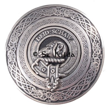 <br>Clan Ruthven Crest Circular Belt Buckle 