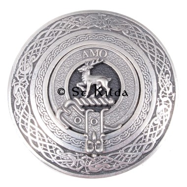<br>Clan Scott Crest Circular Belt Buckle 