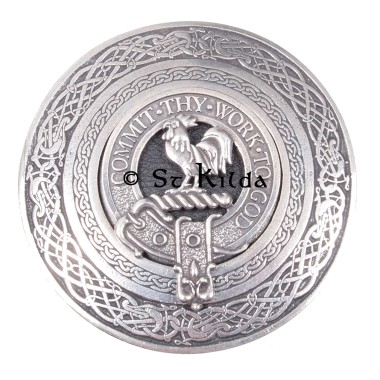 <br>Clan Sinclair Crest Circular Belt Buckle 