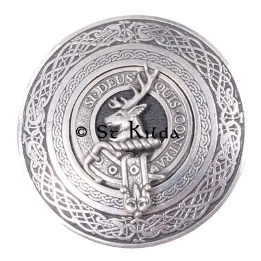 <br>Clan Spens Crest Circular Belt Buckle 