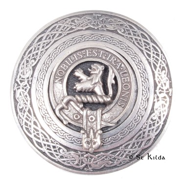 <br>Clan Stuart of Bute Crest Circular Belt Buckle 