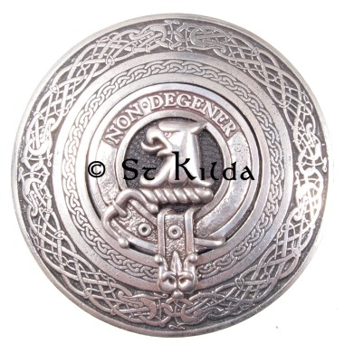 <br>Clan Wedderburn Crest Circular Belt Buckle 