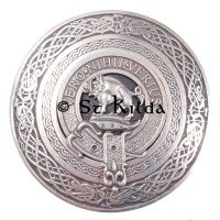<br>Clan Weir Crest Circular Belt Buckle 