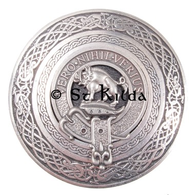 <br>Clan Weir Crest Circular Belt Buckle 