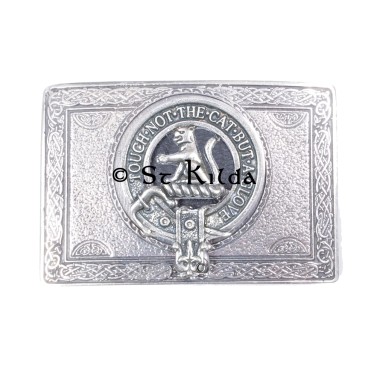 <br>Clan Macpherson Crest Classic Belt Buckle 