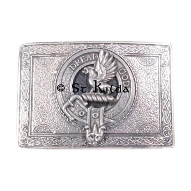 <br>Clan Munro Crest Classic Belt Buckle 