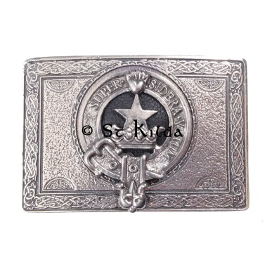 <br>Clan Rattray Crest Classic Belt Buckle 