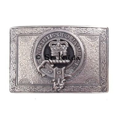 <br>Clan Robertson Crest Classic Belt Buckle 