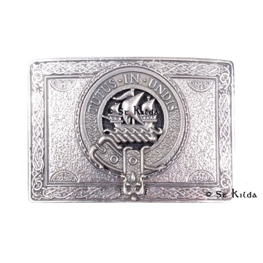 <br>Clan Wood Crest Classic Belt Buckle 