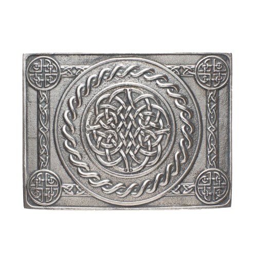 Belt Buckle Celtic Knot Four Dome