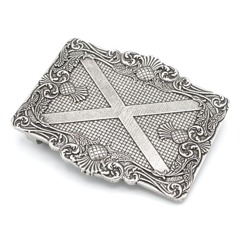 Belt Buckle Caledonia Saltire