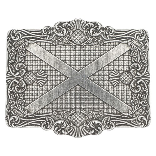 Belt Buckle Caledonia Saltire