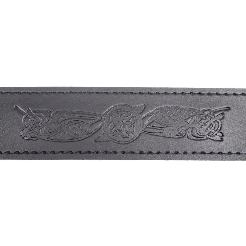 Velcro Adjuster Belt Zoomorphic Embossed