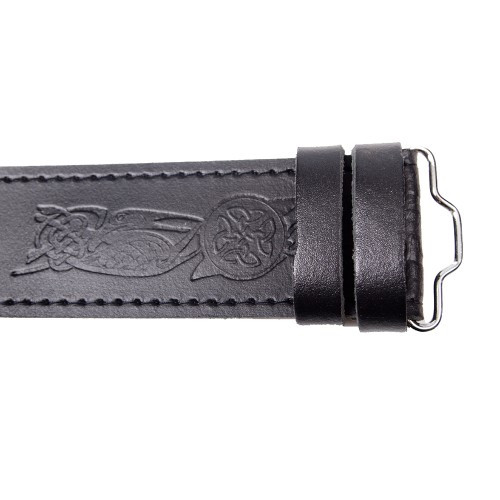 Velcro Adjuster Belt Zoomorphic Embossed
